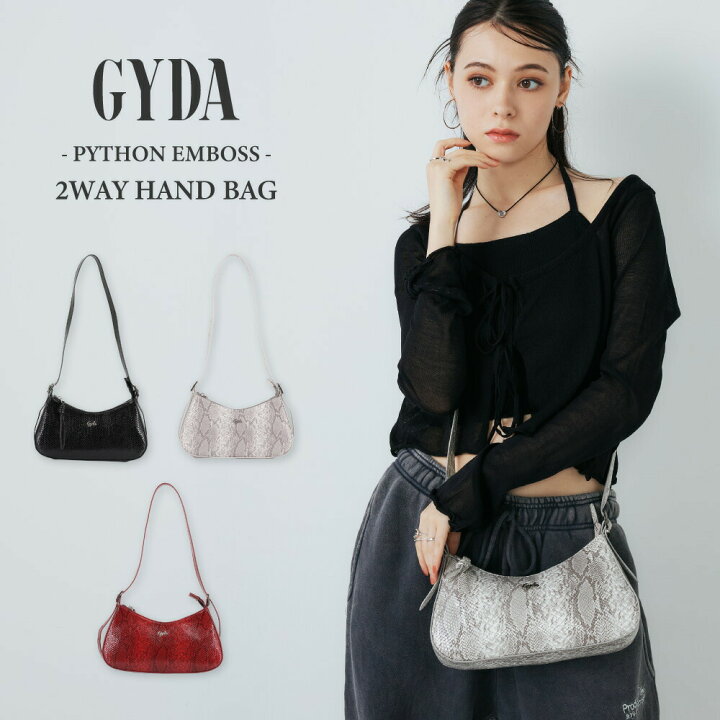 楽天市場】GYDA PYTHONEMBOSS ハンドバッグ レディース パイソン ヘビ 