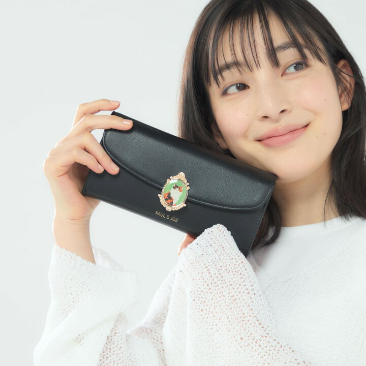 楽天市場】ポール&ジョー アクセソワ キャットブローチ かぶせ長財布 