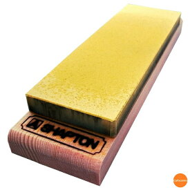 シャプトン　セラミック砥石　M15　台付　＃1000　中荒砥石　オレンジ　ATI-45[関連：SHAPTON 業務用 本職用 料理道具 日本製 中砥石 荒砥石 包丁 庖丁 研ぎ器 とぎ機 砥石 シャープナー]