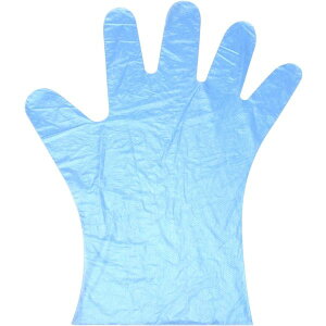 HDPE エンボスグローブ GJ100 青 M 300枚入 SGL-45[関連:フジリンクス 業務用 食品衛生法適合品 使い捨て ポリエチレン手袋 ポリグローブ 消耗品 食品加工 弁当 ガーデニング 医療 介護