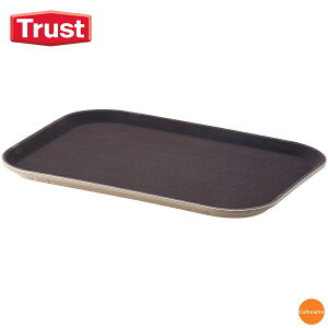 トラスト 角型 ノンスリップ フードサービストレー GRP グラスファイバー製 510×380mm ENV-35[関連:Trust 業務用 サービス用品 トレー お盆 ノンスリップトレイ サービストレー カフェ
