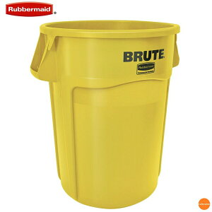 ブルート ユーティリティ コンテナ 121.1L RM2632UT イエロー KBL-53[関連:ラバーメイド アメリカ ブランド BRUTE 清掃用品 保管容器 運搬用品 食品 おしゃれ 食材 ストッカー ごみ箱 ダス