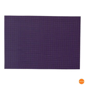 カーサコレクション　プレースマット　PM0054　ウノ　パープル　QMT-L4[関連：ミヤザキ食器 業務用 卓上用品 樹脂製 テーブルマット ランチマット ランチョンマット レストラン]