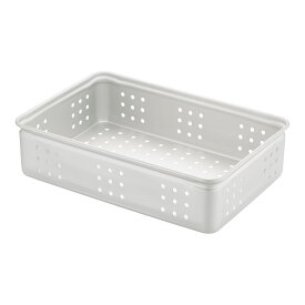 アルミ　穴明　番重　大　140　ABV-59［関連：AKAO アカオアルミ 業務用 運搬具 食品 ばんじゅう ボックス バット コンテナ］
