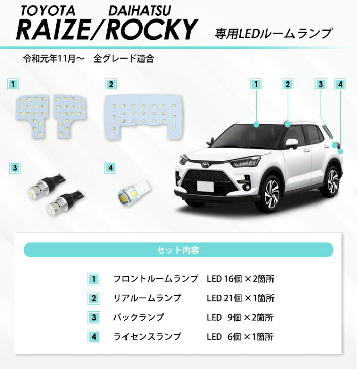 最高 トヨタ ライズ led ロッキー 専用 LEDルームランプ ハイブリッド車対応 ホワイト ハロゲン色 保証あり 車用品 カー用品 LED ルームランプ 専用設計 ダイハツ munozmarchesi.ar 最高 トヨタ ライズ led ロッキー 専用 LEDルームランプ ハイブリッド車対応 ホワイト ハロゲン色 保証あり 車用品 カー用品 LED ルームランプ 専用設計 ダイハツ munozmarchesi.ar