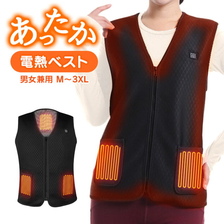 楽天市場】☆宅配便送料無料☆【USB ヒートベスト M L LL LLL XL 2XL  