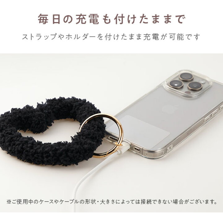 楽天市場】☆メール便送料無料☆【スマホ ストラップ 手首 ファー 