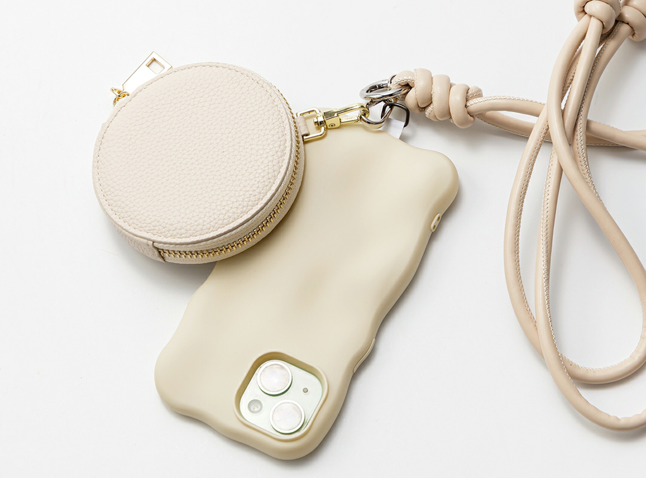 【カラビナ付き】スマホショルダーやバッグに