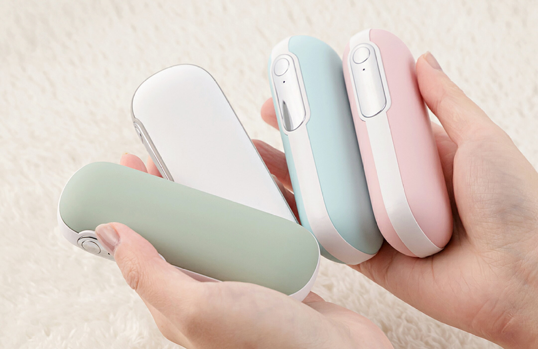 モバイルバッテリー機能付き 充電式カイロ