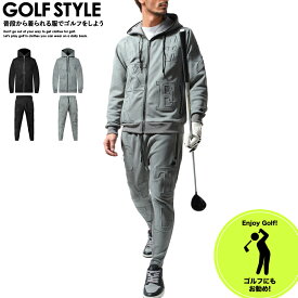 セットアップ メンズ ゴルフ ウェア 秋冬 ジャージ 上下 ワンマイルウエア 部屋着 LUXE/R ラグジュ イケオジ ちょい悪オヤジ ファッション おしゃれジャージ 秋 冬 ちょいワル 2025新作