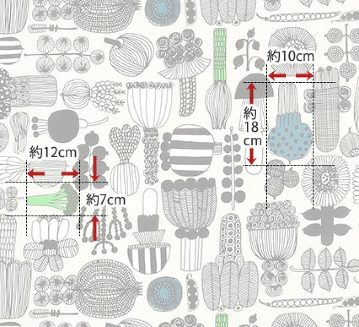 高額売筋 テーブルクロス マリメッコ 撥水生地 プータルフリン パルハート 145 2cm Marimekko Puutarhurin Parhaat ホワイト 植物柄 撥水 北欧 北欧生地 生地 Shipsctc Org