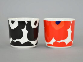 マリメッコ マグカップ ラテマグ 2個セット 2色セット ウニッコ 北欧デザイン marimekko UNIKKO ベージュ ブラック ワントーン レッド コーヒーカップ 食器 北欧 北欧食器 ギフト