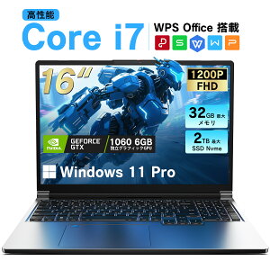 2025V VETESA Q[~Om[gPC Core i7 GTX 1060 32GB 1TB NVMe SSD 16 C` 1920X1200P Q[~O m[gp\R Kgaming Laptop obNCgt eL[tL[{[h Windows11 Pro 
