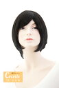 ライトショート 【ナチュラルブラック】【ウィッグネット付】コスプレウィッグ ボブウィッグ ショートウィッグ 楽 軽い 安い 耐熱 (ls-bk)