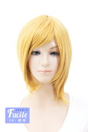ショートボブ 【向日葵色】【ウィッグネット付】コスプレウィッグ ボブウィッグ ショートウィッグ 耐熱(b…