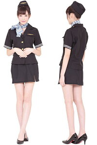 コスプレスチュワーデスキャビンアテンダント制服CAフライトスッチーエアホステス客室乗務員フライトアテンダント仮装衣装ジャケットスカーフミニスカコスチュームセクシー大人