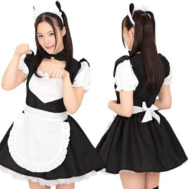 にゃーメイド コスプレ 可愛い メイド アリス ウェイトレス アニメ 制服 アイドル アキバ ゴスロリ クラシック エプロン ハロウィン 仮装 大人 コスチューム セクシー 衣装