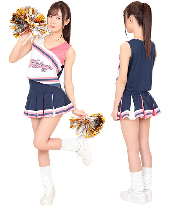 楽天市場 コスプレ チアガール チアリーダー チア ユニフォーム 応援 イベント 学園祭 体操服 制服 紺 衣装 コスプレ衣装 コスプレ セクシー ミニスカ レディース 大人用 ハロウィン Halloween コスプレ通信