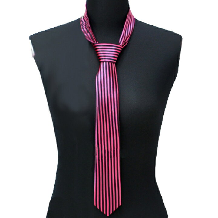 楽天市場 ストライプ柄ネクタイ単品 ピンク 黒 コスプレ 可愛い スクール 制服 アクセサリー アニメ アイドル ハロウィン イベント 余興 仮装 大人 コスチューム 衣装 コスプレ通信