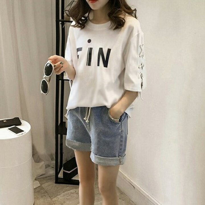 楽天市場 Fin ワンポイント英字 ロゴ半袖tシャツ M ホワイト Tシャツ カットソー トップス 韓国ファッション 中国ファッション 海外 インポート カジュアル きれいめ アパレル 可愛い ギャル セレクト スタイル コスプレ通信