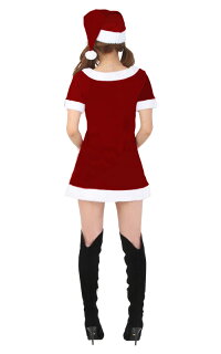クリスマスサンタトナカイサンタコス可愛いワンピースドレスパーティーイベントサンタクロースセクシー大人仮装コスプレコスチューム衣装