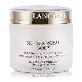 ランコム ニュートリックス　ロイヤルボディー　ボディーバター（ドライ～ベリードライスキン） 200ml Lancome Nutrix Royal Body Intense Nourishing Restoring Body Butter (Dry to Very Dry Skin) 200ml 送料無料 【楽天海外通販】