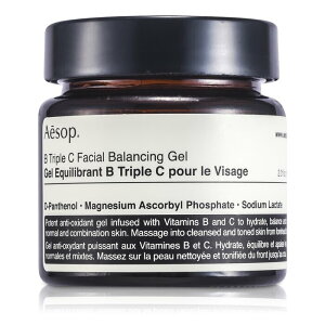�C�\�b�v B . C �t�F�[�V�����o�����V���O�W�F�� 60ml Aesop B Triple C Facial Balancing Gel 60ml �������� �y�y�V�C�O�ʔ́z
