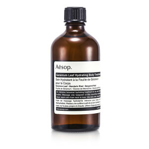�C�\�b�v �{�f�B�[�g���[�g�����g 3.2oz Aesop Geranium Leaf Hydrating Body Treatment 100ml �������� �y�y�V�C�O�ʔ́z