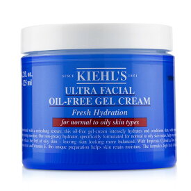 キールズ ウルトラ フェーシャルオイルフリー ジェル クリーム (ノーマル～オイリースキン) 4.2oz Kiehl's Ultra Facial Oil-Free Gel Cream - For Normal to Oily Skin Types 125ml 送料無料 【楽天海外通販】