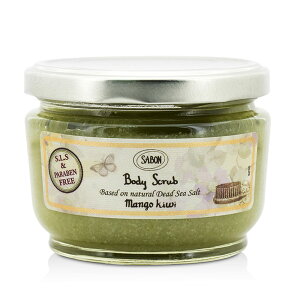 �T�{�� �{�f�B�X�N���u�@�}���S�[�E�L�E�B 11.3oz Sabon Body Scrub - Mango Kiwi 320g �������� �y�y�V�C�O�ʔ́z