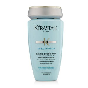 �P���X�^�[�[ Specifique Bain Riche Dermo-Calm Cleansing Soothing Shampoo (�q���ȓ���⊣���������p) 8.5oz Kerastase Specifique Bain Riche Dermo-Calm Cleansing Soothing Shampoo (Sensitive Scalp, Dry Hair) 250ml �������� �y�y�V�C�O