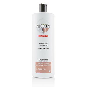 iCILV _[} st@CO VXe 3 NU[ Vv[ (J[ wA, Cg VjO, J[ Z[t) 33.8oz Nioxin Derma Purifying System 3 Cleanser Shampoo (Colored Hair, Light Thinning, C