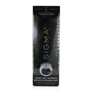 �V�O�} �r���[�e�B �X�p�G�N �u���V�N�����W���O�}�b�g - Black - Sigma Beauty Spa Express Brush Cleaning Mat - Black - �������� �y�y�V�C�O�ʔ́z
