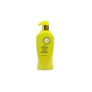 �C�b�c�A 10 �~���N���u���C�g�j���O�V�����v�[�i�u�����h�����j 10oz It's A 10 Miracle Brightening Shampoo (For Blondes) 295.7ml �������� �y�y�V�C�O�ʔ́z