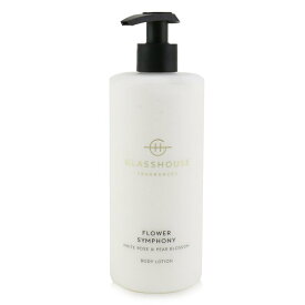 グラスハウス Body Lotion - Flower Symphony (White Rose &amp; Pear BLoom) 13.53oz Glasshouse Body Lotion - Flower Symphony (White Rose &amp; Pear BLoom) 400ml 送料無料 【楽天海外通販】