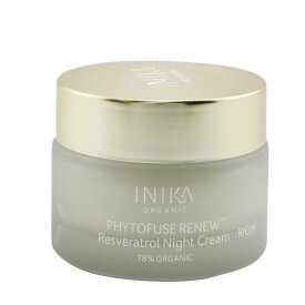 INIKA Organic Phytofuse Renew Resveratrol Rich Night Cream 1.7oz INIKA Organic Phytofuse Renew Resveratrol Rich Night Cream 50ml 送料無料 【楽天海外通販】