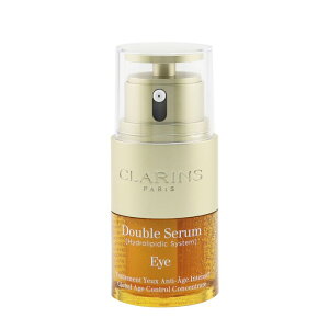 NX _u Z AC 0.6oz Clarins Double Serum Eye (Hydrolipidic System) Global Ae Control Concentrate 20ml  yyVCOʔ́z