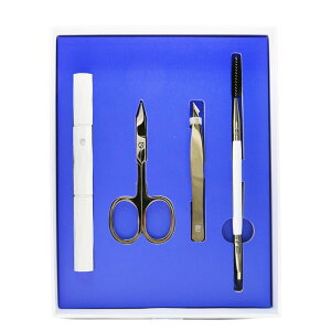 Eyeko Brow Grooming Kit: Brow Brush  Spoolie + Scissors + Tweezers + Brow Razor + Pouch 4pcs+1bag Eyeko Brow Grooming Kit: Brow Brush  Spoolie + Scissors + Tweezers + Brow Razor + Pouch 4pcs+1bag  yyVCOʔ́z