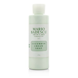 �}���I �o�f�X�N �L���[�J���o�[ �N���[�� �\�[�v - For �I�[�� �X�L�� �^�C�v 177ml �������� �y�y�V�C�O�ʔ́z Mario Badescu Cucumber Cream Soap - For All Skin Types 177ml �������� �y�y�V�C�O�ʔ́z