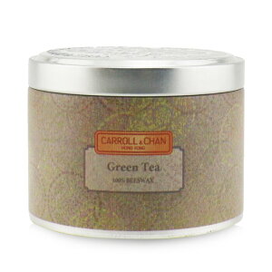 キャンドル・キャロルチャン 100% Beeswax Tin Candle - Green Tea (8x6) cm 送料無料 【楽天海外通販】 Carroll  Chan 100% Beeswax Tin Candle - Green Tea (8x6) cm 送料無料 【楽天海外通販】
