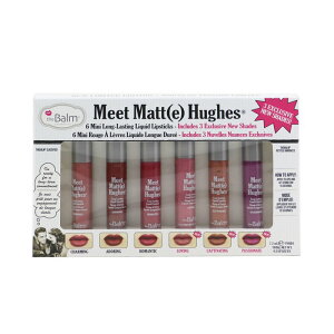 �U�o�[�� Meet Matt(e) Hughes 6 Mini Long Lasting Liquid Lipsticks Kit - Vol. 3 6x1.2ml �������� �y�y�V�C�O�ʔ́z TheBalm Meet Matt(e) Hughes 6 Mini Long Lasting Liquid Lipsticks Kit - Vol. 3 6x1.2ml �������� �y�y�V�C�O�ʔ́z