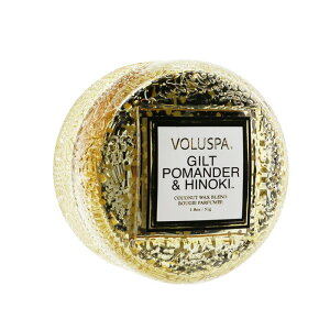 {Xp Macaron Candle - Gilt Pomander  Hinoki 51g  yyVCOʔ́z Voluspa Macaron Candle - Gilt Pomander  Hinoki 51g  yyVCOʔ́z