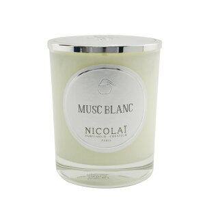 ニコライ パフュームキャンドル - ミュッシュブラン 190g 送料無料 【楽天海外通販】 Nicolai Scented Candle - Musc Blanc 190g 送料無料 【楽天海外通販】