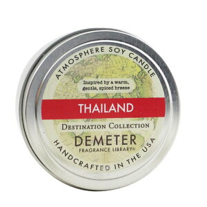 ディメーター アトモスフィア ソイキャンドル - タイランド 170g 送料無料 【楽天海外通販】 Demeter Atmosphere Soy Candle - Thailand 170g 送料無料 【楽天海外通販】
