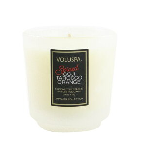 ボルスパ Petite Pedestal Candle - Spiced Goji Tarocco Orange 72g 送料無料 【楽天海外通販】 Voluspa Petite Pedestal Candle - Spiced Goji Tarocco Orange 72g 送料無料 【楽天海外通販】