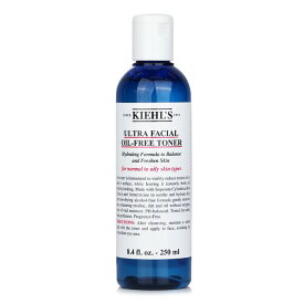 キールズ ウルトラフェーシャル オイルフリートナー 250ml Kiehl's Ultra Facial Oil-Free Toner - For Normal to Oily Skin Types 250ml 送料無料 【楽天海外通販】