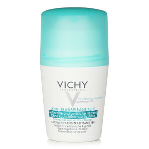 ���B�V�[ 48�A���[ �p�[�X�s�����g ���[���I�� (�q�����p) 50ml Vichy 48Hr An.-Perspirant Roll-On - No White Marks &Yellow Ss (For Sensitive Skin) 50ml �������� �y�y�V�C�O�ʔ́z