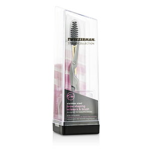 cB[U[} XeXXeB[ uE VF[sO VU[&uV (X^WI RNV) 2pcsTweezerman Sless Steel Brow Shaping Scissors &Brush (Studio Collection) 2pcs  yyVCOʔ́z