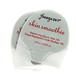 t[Y 24/7 XLX[W[ eNX`CWO ORbNpbh 10% 16 PadsFreeze 24/7 Skin Smoothie Retexturizing Glycolic Pads 10% 16 Pads  yyVCOʔ́z