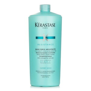 PX^[[ WX^X o tHX@A[LeNg@(_[WwAA.E.p) 1000ml Kerastase Resistance Bain Force Architecte Strengthening Shampoo (For Brittle, DamAed Hair, Split Ends) 1000ml  yyV